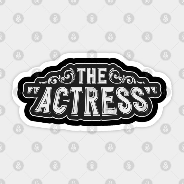 actress Sticker by SerenityByAlex